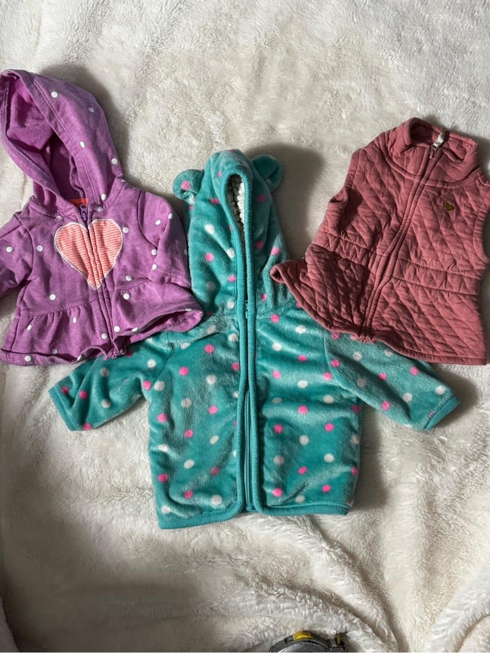 NB Jacket Lot 2 Carters and 1 Healthtrex